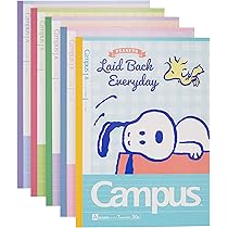 Amazon.co.jp: サンスター文具 スヌーピー キャンパスノート